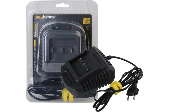 Зарядное устройство Hanskonner HBC2004, Li-ion 18В, 220в,4,А