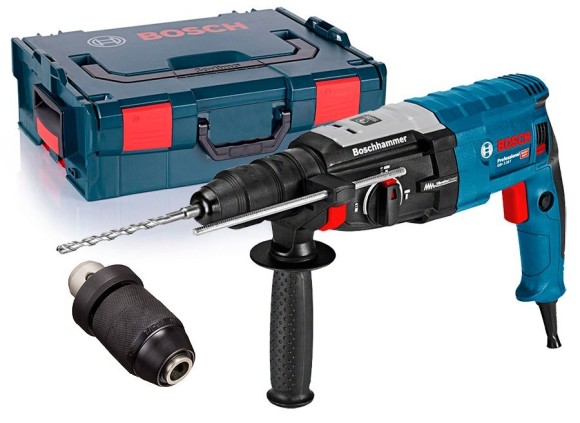 Перфоратор BOSCH GBH 2-28F 880Вт,3.2Дж,4-28мм,900 о/мин+патрон БЗП 13мм Перфоратор BOSCH GBH 2-28F 880Вт,3.2Дж,4-28мм,900 о/мин+патрон БЗП 13мм