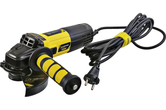 Шлифмашина угловая Hanskonner HAG13125TES, 1350Вт, 125мм, 4000-10000об/мин,КЕЙС