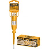 Отвертка-тестер INGCO SL3*140мм,100-500В,HSDT1408 Отвертка-тестер INGCO SL3*140мм,100-500В,HSDT1408