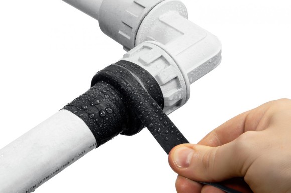 Лента самослипающаяся аварийно-ремонтная чёрная 25мм х 3м, ПВХ, ЗУБР Лента самослипающаяся аварийно-ремонтная чёрная 25мм х 3м, ПВХ, ЗУБР