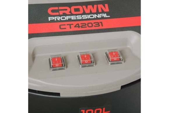 Пылесос промышленныйCROWN CT42031, 3*1000Вт,100 л Пылесос промышленныйCROWN CT42031, 3*1000Вт,100 л