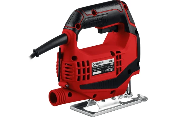 Лобзик электрич. ЗУБР Л-400, 400Вт, 55/6мм, 0-3000ход/мин, в коробке Лобзик электрич. ЗУБР Л-400, 400Вт, 55/6мм, 0-3000ход/мин, в коробке