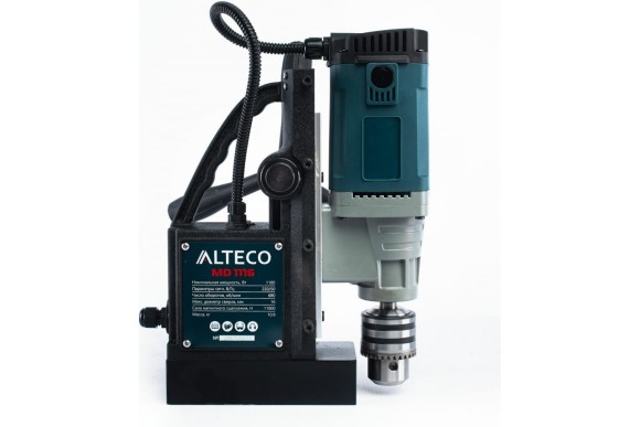 Станок сверлильный с магнитной стойкой MD 1116,1100Вт,патрон ЗВП 16мм, ALTECO 