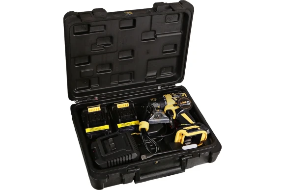 Шуруповёрт(BL) аккум. Hanskonner HCD2065C, 18В, 60Н*м, 1650об/мин, АКБ 2-шт (2А*ч), в кейсе