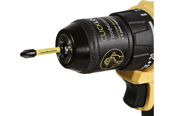 Шуруповёрт(BL) аккум. Hanskonner HCD2065C, 18В, 60Н*м, 1650об/мин, АКБ 2-шт (2А*ч), в кейсе