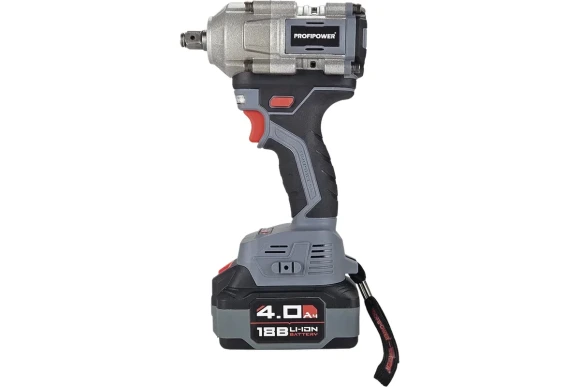 Гайковёрт(BL) аккум. Profipower T-500N, 18В, 500Н*м, квадрат 1/2", АКБ 1-шт (4А*ч), в кейсе E0185 Гайковёрт(BL) аккум. Profipower T-500N, 18В, 500Н*м, квадрат 1/2", АКБ 1-шт (4А*ч), в кейсе E0185