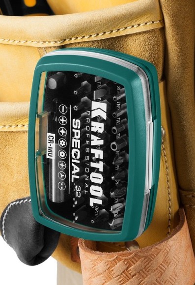 Набор бит SPECIAL-32, 32пр, Cr-Mo, KRAFTOOL