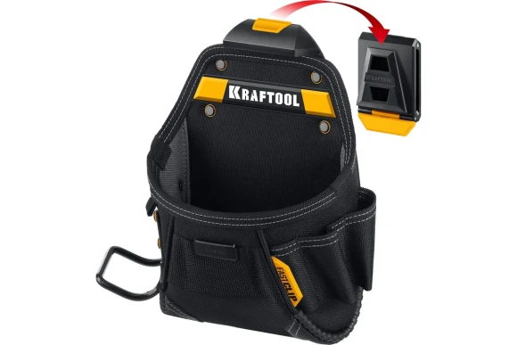 Поясная сумка  FastClip KP-6 , 6 кармана и петли KRAFTOOL
