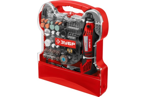 Гравёр электрич. ЗУБР ЗГ-130ЭК Н172 130Вт, 3.2мм, 8000-30000об/мин, 172 предмета, в кейсе Гравёр электрич. ЗУБР ЗГ-130ЭК Н172 130Вт, 3.2мм, 8000-30000об/мин, 172 предмета, в кейсе