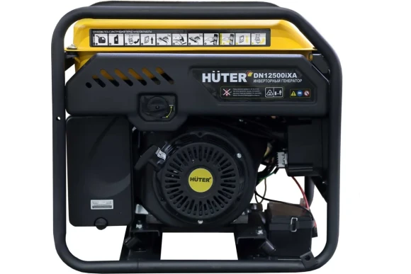 Генератор бензиновый DN12500iXA Huter-электростартер  9кВт 220В, 25л,4,0л/час 