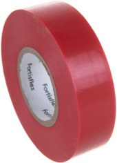 Изолента красная ПВХ 20м, ширина 19мм, толщина 0.15мм, FORTISFLEX Изолента красная ПВХ 20м, ширина 19мм, толщина 0.15мм, FORTISFLEX