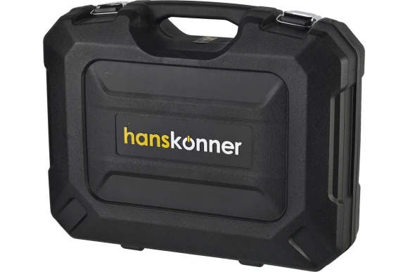 Шуруповёрт(BL) аккум. Hanskonner HCD2040C, 18В, 80Н*м, 1550об/мин, АКБ 2-шт (4А*ч), в кейсе