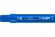 Маркер перманентный синий, клиновидный 2-10мм, МП-1000К, ЗУБР Маркер перманентный синий, клиновидный 2-10мм, МП-1000К, ЗУБР