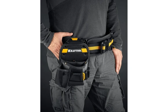 Поясная сумка FastClip KP-8 ,8 кармана и петли KRAFTOOL Поясная сумка FastClip KP-8 ,8 кармана и петли KRAFTOOL