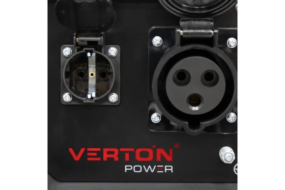 Генератор бензиновый VERTON PGG7500ES (6,0/6,5 кВт,230В,17л.с./ручной иэлектр. старт,медь, 12В, 