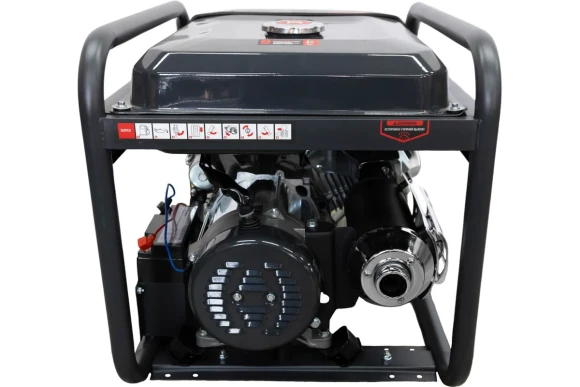 Генератор бензиновый VERTON PGG7500ES (6,0/6,5 кВт,230В,17л.с./ручной иэлектр. старт,медь, 12В, 