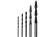 Набор сверл по дереву (5 шт; 4, 5, 6, 8, 10 мм) Vertextools Набор сверл по дереву (5 шт; 4, 5, 6, 8, 10 мм) Vertextools