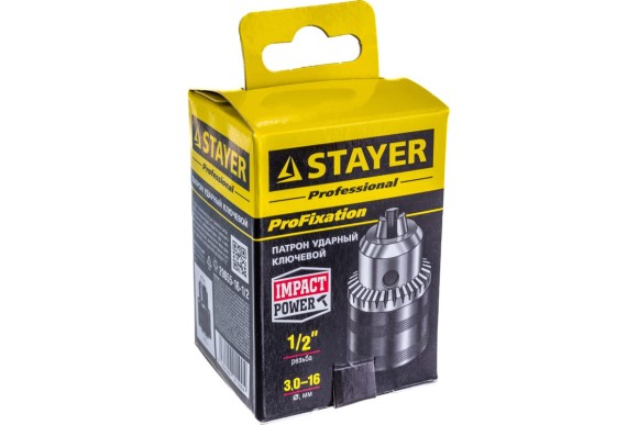 Патрон сверл.ЗВП 16мм1/2"-20UNF STAYER Патрон сверл.ЗВП 16мм1/2"-20UNF STAYER