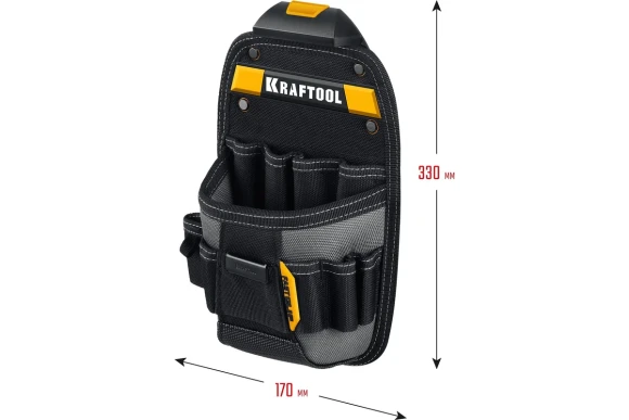 Поясная сумка FastClip KP-11 ,11 кармана и петли KRAFTOOL Поясная сумка FastClip KP-11 ,11 кармана и петли KRAFTOOL