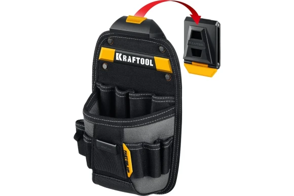 Поясная сумка  FastClip KP-11 ,11 кармана и петли KRAFTOOL