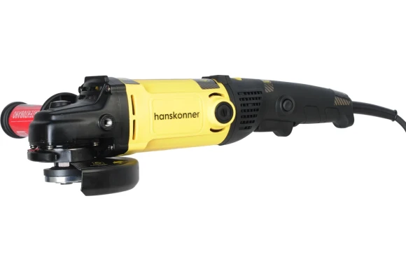 Шлифмашина угловая(BL) Hanskonner HAG16125E, 1600Вт, 125мм, 3000-8500об/мин,коробка
