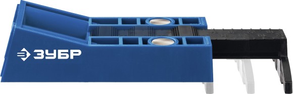 Кондуктор двойной  для глухих отверстий, два отверстия, в кейсе ЗУБР  Кондуктор двойной  для глухих отверстий, два отверстия, в кейсе ЗУБР