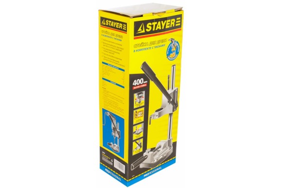 Стойка для дрели с тисками, 400мм STAYER Стойка для дрели с тисками, 400мм STAYER