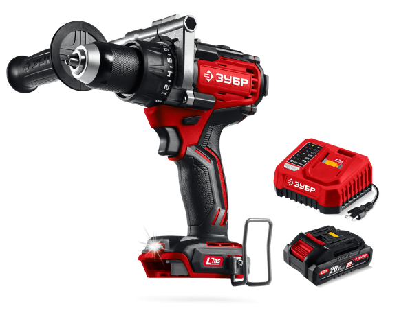 Шуруповёрт(BL) аккум. ЗУБР ДБ-165-21, 20В, 165Н*м, 2200об/мин, АКБ 1-шт (2А*ч), в сумке