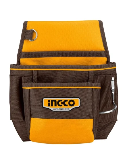 Сумка поясная для инстр.INGCO HTBP010128,9 карманов