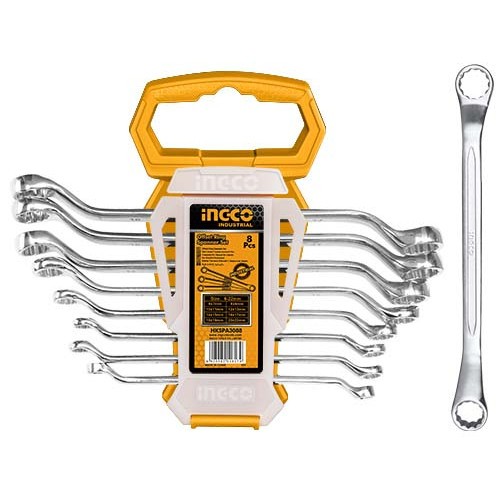 Набор накидных ключей INGCO 6-22мм, 8шт.HKSPA3082