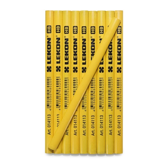 Карандаш малярный овальный цвет: желтый LEKON 14113 Карандаш малярный овальный цвет: желтый LEKON 14113