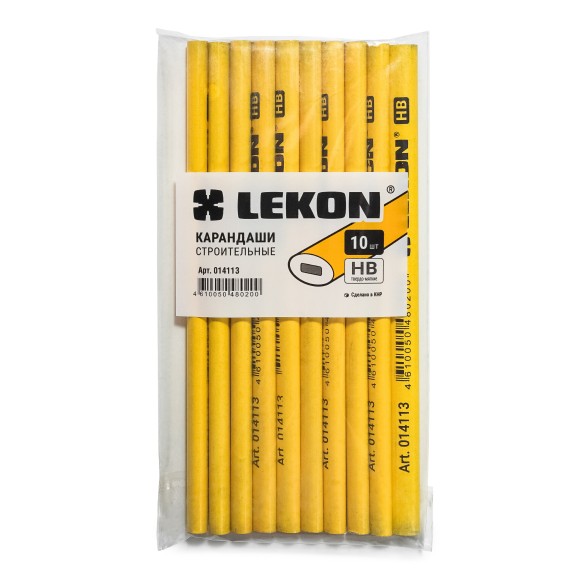 Карандаш малярный овальный цвет: желтый LEKON 14113 Карандаш малярный овальный цвет: желтый LEKON 14113