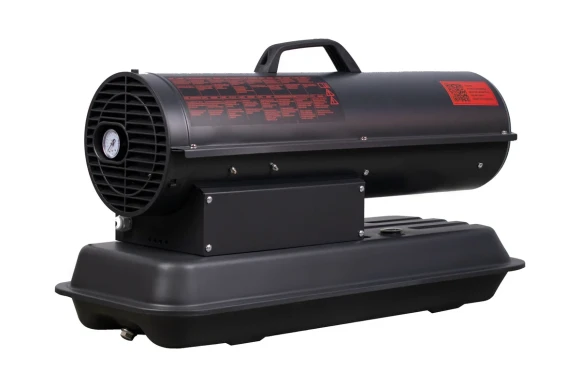 Тепловая пушка дизельная VERTON Air DH-24, 24кВт, 220/230В, 1.4л/ч, 300м?, 588м?/ч, 19л