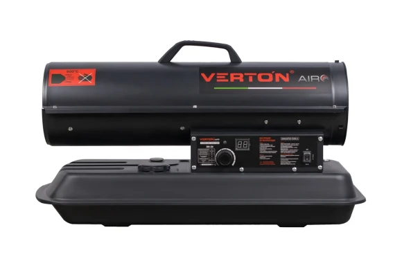 Тепловая пушка дизельная VERTON Air DH-24, 24кВт, 220/230В, 1.4л/ч, 300м?, 588м?/ч, 19л