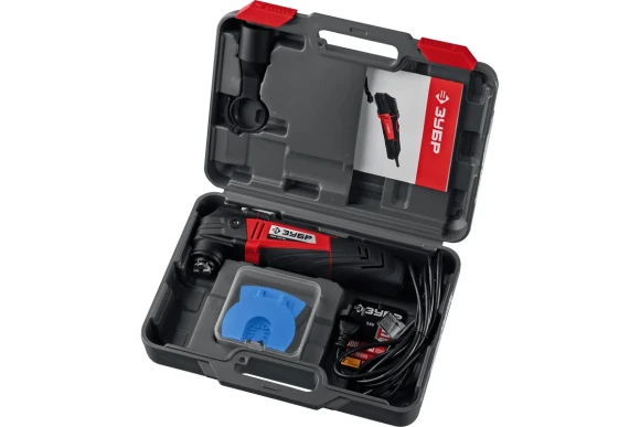 Реноватор(МФИ) ЗУБР МФИ-500 КН, 500Вт, 19000кол/мин, 3 насадки, в кейсе