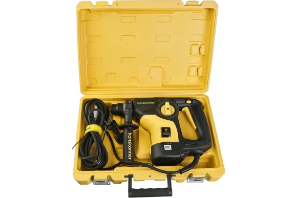Перфоратор Hanskonner HRH0928DR, 980Вт, 3.8Дж, SDS+, 30мм, 1100об/мин, в кейсе