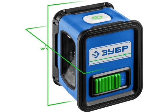 Лазерный нивелир ЗУБР КРЕСТ,зелёный луч 15м,+/-0,3мм/м Лазерный нивелир ЗУБР КРЕСТ,зелёный луч 15м,+/-0,3мм/м