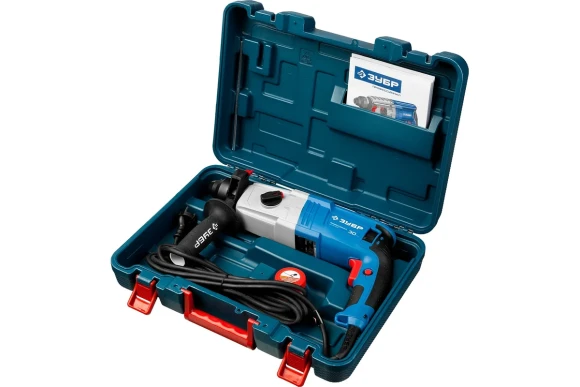 Перфоратор ЗУБР ЗП-30-900 К, 900Вт, 3.3Дж, SDS+, 30мм, 1000об/мин, в кейсе Перфоратор ЗУБР ЗП-30-900 К, 900Вт, 3.3Дж, SDS+, 30мм, 1000об/мин, в кейсе