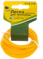 Леска треугольная d-2,4мм*15м Yard Леска треугольная d-2,4мм*15м Yard