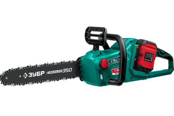 Пила цепная аккумуляторная ЗУБР ПЦЛ-3635-42, 36В, шина 35см, 3/8, 1.3, 52 звена, АКБ 2-шт (4А*ч) Пила цепная аккумуляторная ЗУБР ПЦЛ-3635-42, 36В, шина 35см, 3/8, 1.3, 52 звена, АКБ 2-шт (4А*ч)