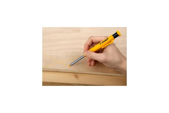 Сменные грифели (жёлтые) для строительного автоматического карандаша 6 штук, ЗУБР Сменные грифели (жёлтые) для строительного автоматического карандаша 6 штук, ЗУБР