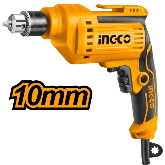 Дрель электрич. INGCO ED55038 500Вт, патрон ЗВП 10мм, в коробке