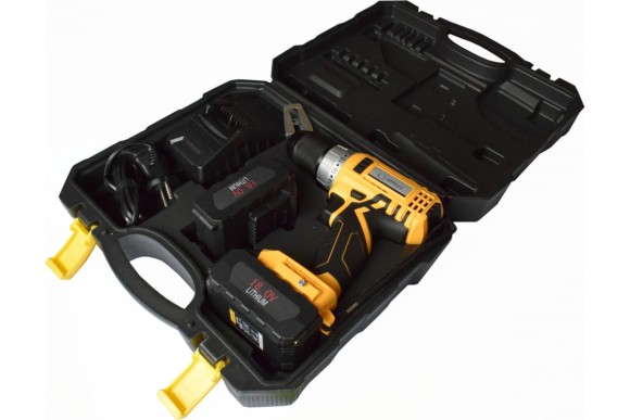 Шуруповёрт, аккум SKytools SK 7003, 60Н/м,2*4,0А/ч Li-ion..18В Кейс Шуруповёрт, аккум SKytools SK 7003, 60Н/м,2*4,0А/ч Li-ion..18В Кейс