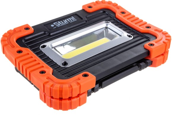 Фонарь-прожектор светодиод.COB ,4шт*АА,600лм,2режима,Sturm!