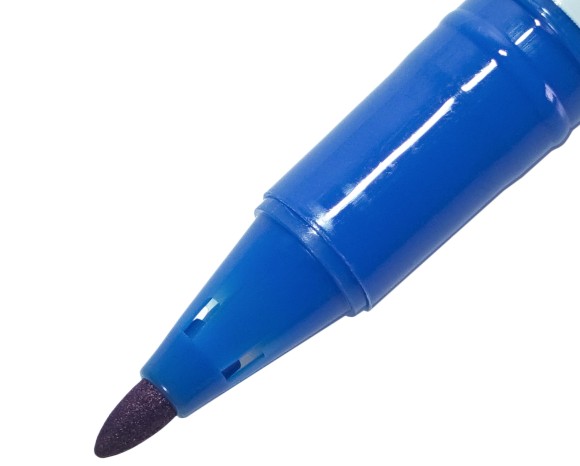 Маркер перманентный синий двухсторонний 0,5-1,0 мм LEKON 12261 Маркер перманентный синий двухсторонний 0,5-1,0 мм LEKON 12261