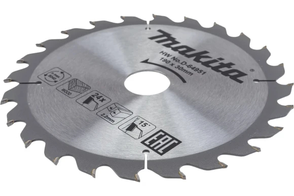 Диск пильный 190*30*24Т MAKITA D-64951