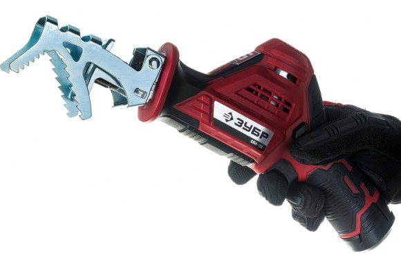 Пила сабельная аккум. ЗУБР СПЛ-125-22, 12В, 80/7мм, 2700ход/мин, АКБ 2-шт (2А*ч), в коробке