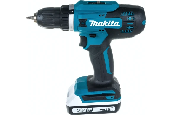 Шуруповёрт аккум. MAKITA DF488DWE  42Н/м,18В,1,5А/ч,2шт* Li-ion кейс