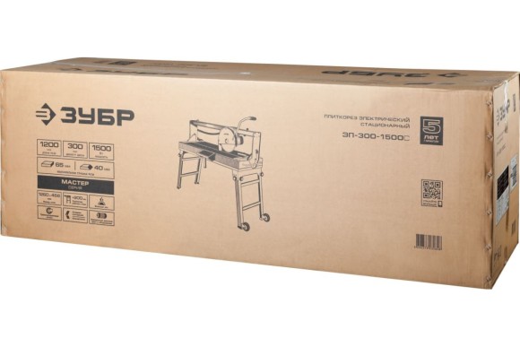 Плиткорез эл.ЗУБР ЭП-300-1500С "Мастер", 1500Вт, длина реза 1200 мм Плиткорез эл.ЗУБР ЭП-300-1500С "Мастер", 1500Вт, длина реза 1200 мм